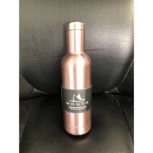 Stainless Steel Food Grade Insulated 26.6 Ounce Bottle Brushed Pink Champagne